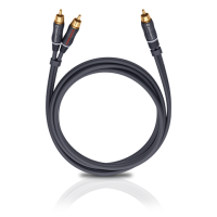 Oehlbach BOOOM! Y-adapter cable anthracite 8,0 m